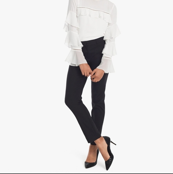 White House Black Market Perfect Form Slim Ankle Pant Sz. 0 - Picture 3 of 6